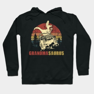 Vintage Jeep T-Shirt GrandmaSaurus Jeep Mom Gift Hoodie